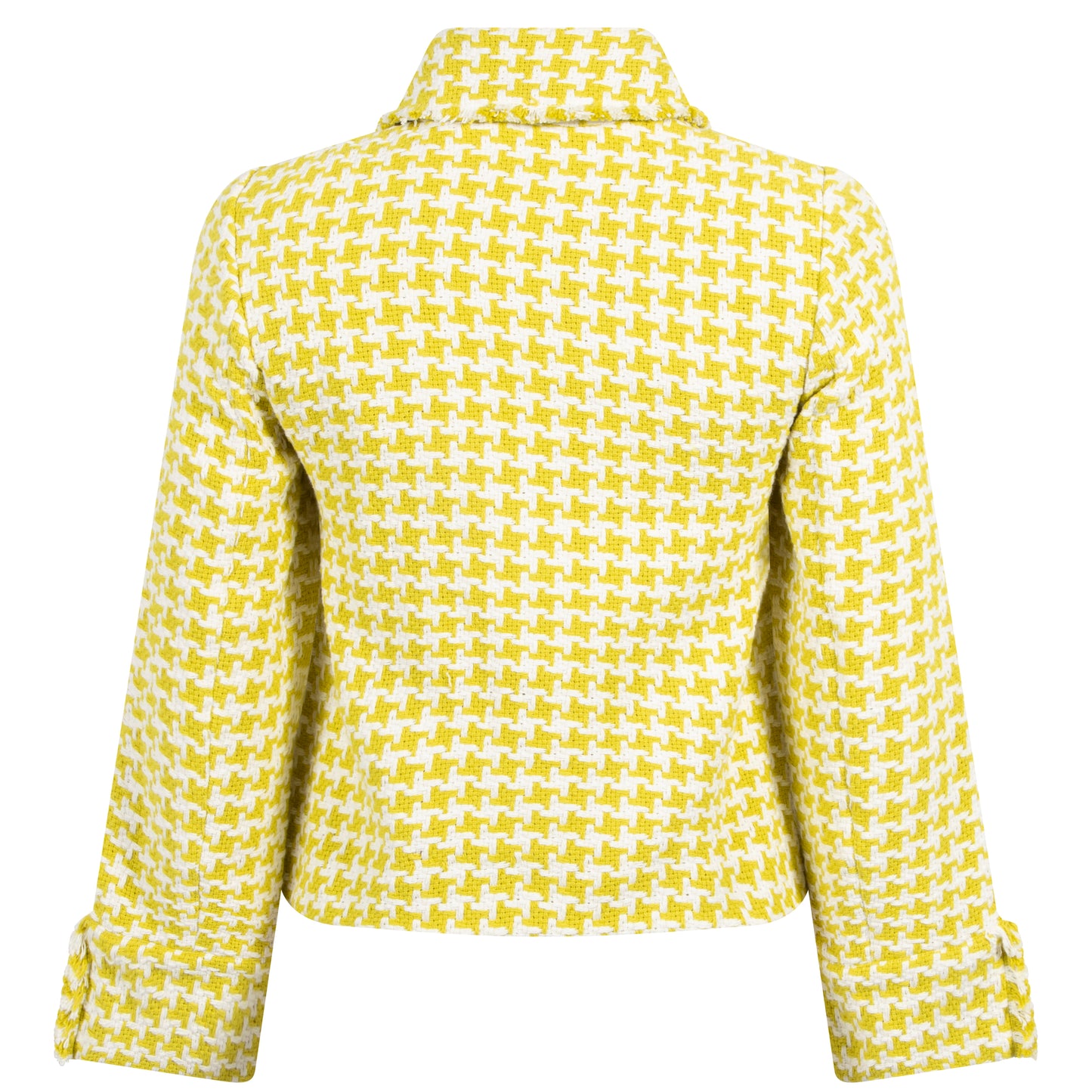 Houndstooth-bouclé jacket